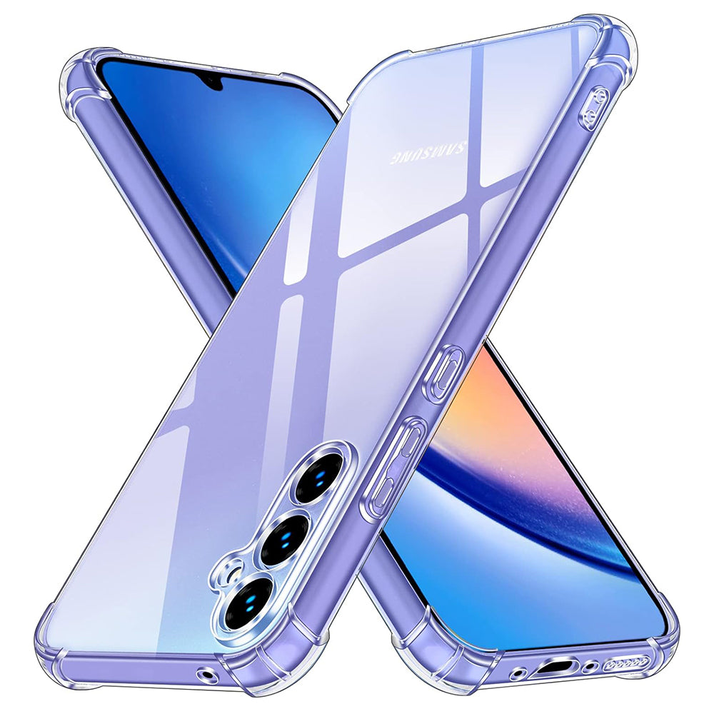 Husă transparentă Techsuit Shockproof Clear Silicone Galaxy A34 5G – Transparent – imagine 1