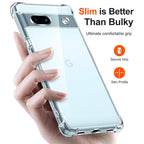 Husă Google Pixel 7a Techsuit Shockproof Clear Silicone – imagine 2