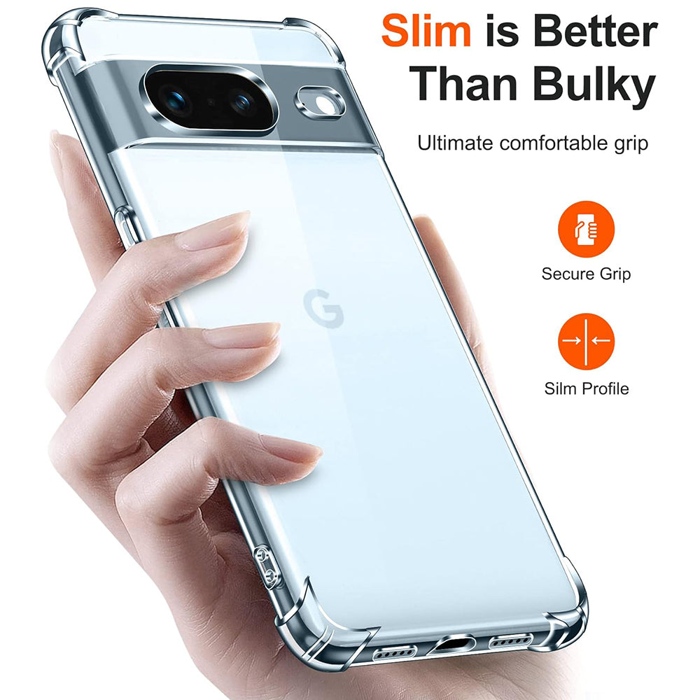 Husă Google Pixel 7 Techsuit Shockproof Clear Silicone – imagine 2