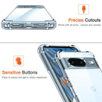 Husă Google Pixel 7 Techsuit Shockproof Clear Silicone – imagine 3