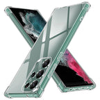 Husă transparentă Techsuit Shockproof Clear Silicone Galaxy S22 Ultra – Transparent – imagine 1