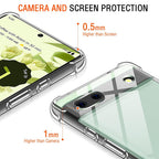Husă Google Pixel 6a Techsuit Shockproof Clear Silicone – imagine 2