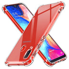 Husă transparentă Techsuit Shockproof Clear Silicone Galaxy A20e – Transparent – imagine 1