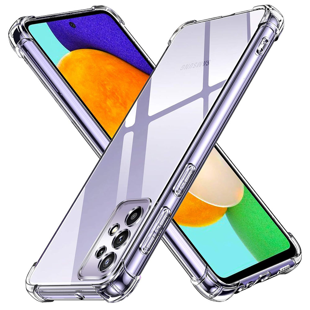 Husă transparentă Techsuit Shockproof Clear Silicone Galaxy A52 – Transparent – imagine 1