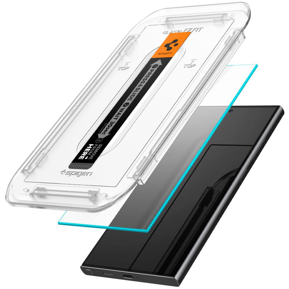 Folie de sticlă Spigen Glas.tR EZ Fit pentru Samsung Galaxy S24 Ultra – imagine 3