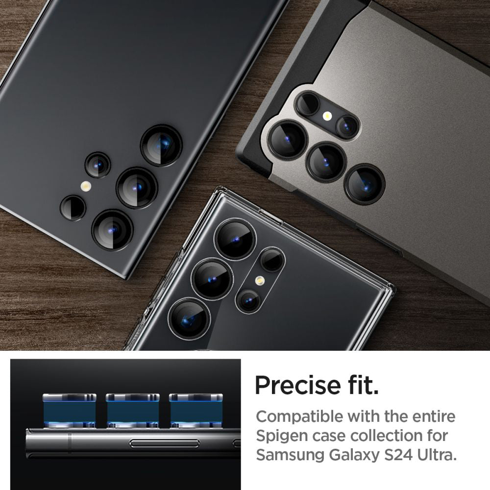 Protecție cameră Spigen Optik.tR EZ Fit Pro pentru Samsung Galaxy S24 Ultra – imagine 6