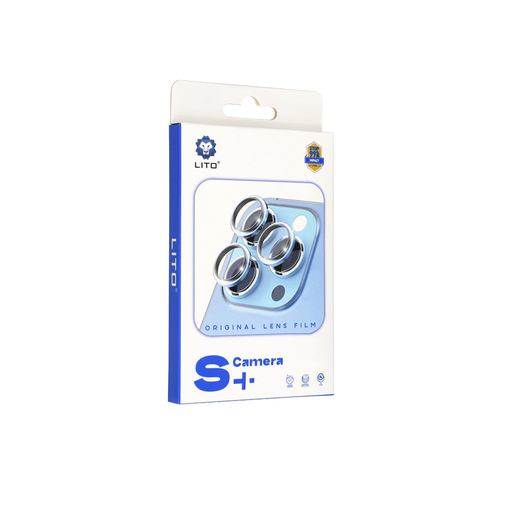 Protecție lentile cameră Lito S+ iPhone 17 Pro / 17 Pro Max – Argintiu – imagine 6 din 6