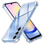 Husă transparentă Techsuit Shockproof Clear Silicone Galaxy A25 5G – Transparent – imagine 1