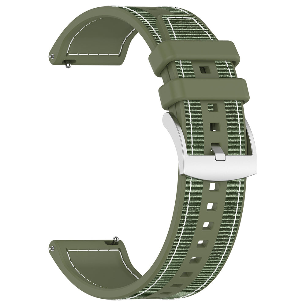 Curea Huawei Watch GT 2 (46 mm)/GT 2 Pro Techsuit W051, nailon, verde – imagine 1