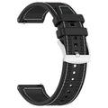 Curea Huawei Watch GT 2 (46 mm)/GT 2 Pro Techsuit W051, nailon, negru – imagine 1