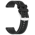 Curea Huawei Watch GT 2 (46 mm)/GT 2 Pro Techsuit W051, nailon, negru – imagine 1