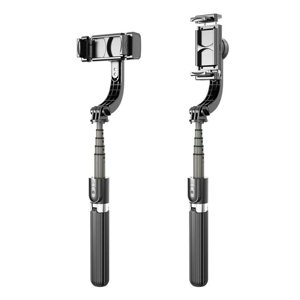Selfie stick cu trepied și gimbal, 86 cm, negru – Techsuit L08 – imagine 2