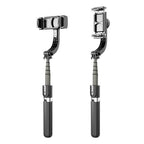 Selfie stick cu trepied și gimbal, 86 cm, negru – Techsuit L08 – imagine 2