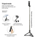 Selfie stick cu trepied și telecomandă Bluetooth, 83 cm – Techsuit L03 – imagine 2