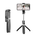 Selfie stick cu trepied, 100 cm, negru – Techsuit L02 – imagine 1