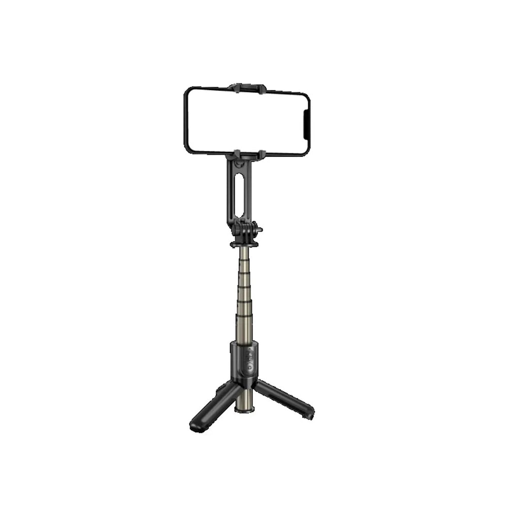Selfie stick cu trepied și gimbal, 70 cm, negru – Techsuit L18Mini – imagine 3