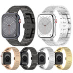 Curea Apple Watch 38 / 40 / 41  Techsuit W052, oțel inoxidabil, negru – imagine 5