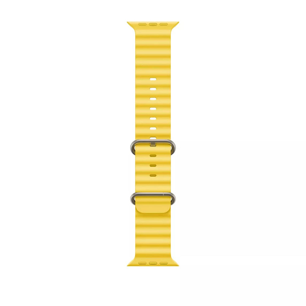 Curea Apple Watch 38 / 40 / 41 / 42 mm Techsuit W038, silicon, galben – imagine 4