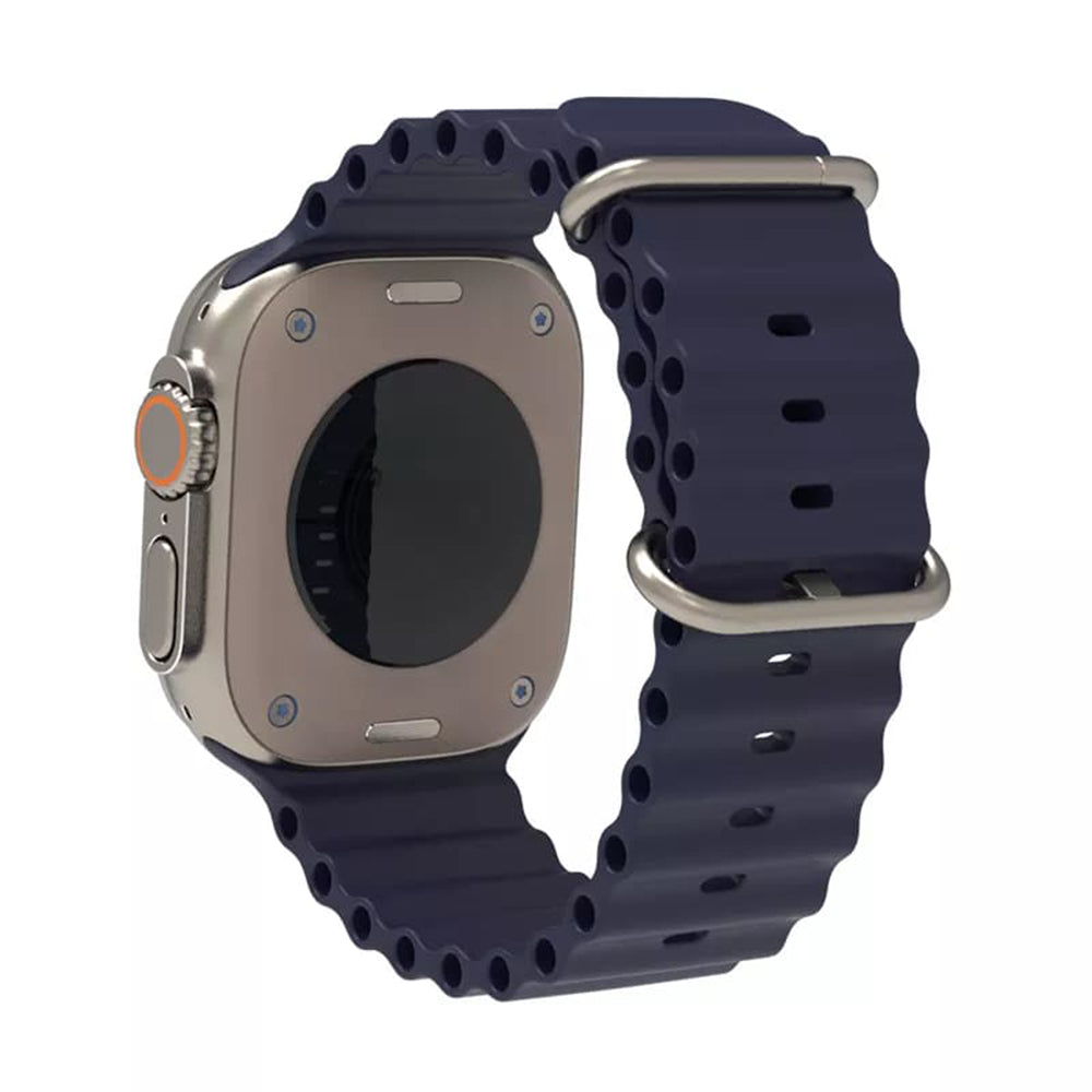 Curea Apple Watch 38 / 40  Techsuit W038, silicon, albastru închis – imagine 3