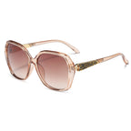 Ochelari de soare oversized polarizați femei, UV – Techsuit 5599 – Maro – imagine 7