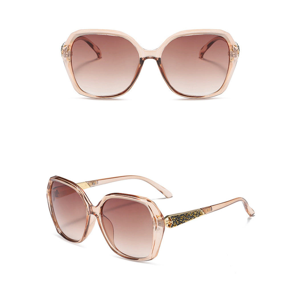 Ochelari de soare oversized polarizați femei, UV – Techsuit 5599 – Maro – imagine 6