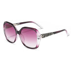 Ochelari de soare oversized polarizați femei, UV – Techsuit 5599 – Mov – imagine 2