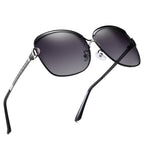 Ochelari de soare oversized polarizați femei, UV – Techsuit 8702 – Roșu – imagine 6