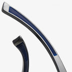 Ochelari de soare aviator polarizați bărbați, ramă aluminiu – Gri metalic / degrade – imagine 8