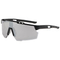 Ochelari ciclism oversized, lentile panoramice, UV – Techsuit 9963 – Negru / gri – imagine 1
