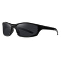 Ochelari ciclism polarizați lentile TAC, ramă TR90 – Techsuit 24101 – Negru – imagine 1