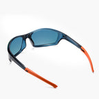 Ochelari ciclism polarizați lentile TAC, ramă TR90 – Techsuit 24101 – Negru / portocaliu – imagine 5