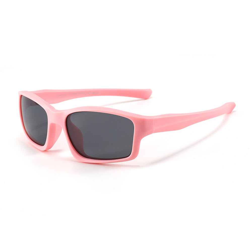 Ochelari soare sport polarizați copii 3–5 ani – Techsuit 8202 – Roz – imagine 3
