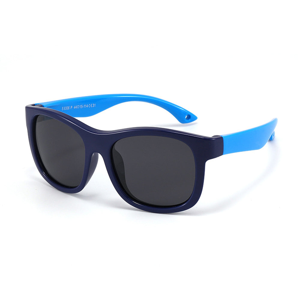 Ochelari soare polarizați copii 3–5 ani, cu bandă – Techsuit 8306 – Bleumarin / albastru – imagine 5