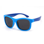 Ochelari soare polarizați copii 3–5 ani, cu bandă – Techsuit 8306 – Albastru / bleumarin – imagine 4
