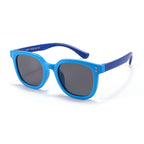 Ochelari soare polarizați copii 4–6 ani, ramă TPE – Techsuit 8351 – Albastru / bleumarin – imagine 6