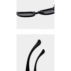 Ochelari soare polarizați copii 4–6 ani, ramă TPE – Techsuit 8351 – Negru lucios – imagine 2