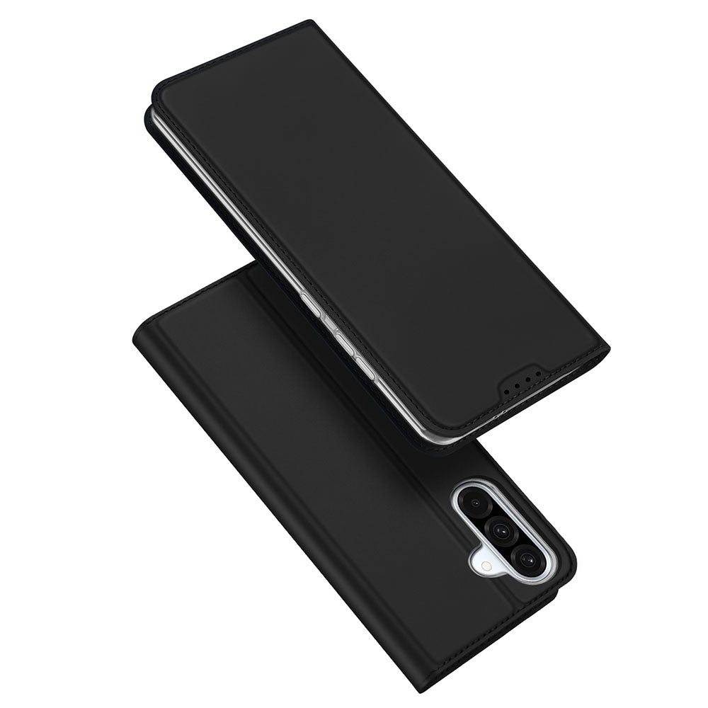 Husă Dux Ducis Skin Pro neagră pentru Samsung Galaxy A36 5G și A56 5G, vedere față și spate