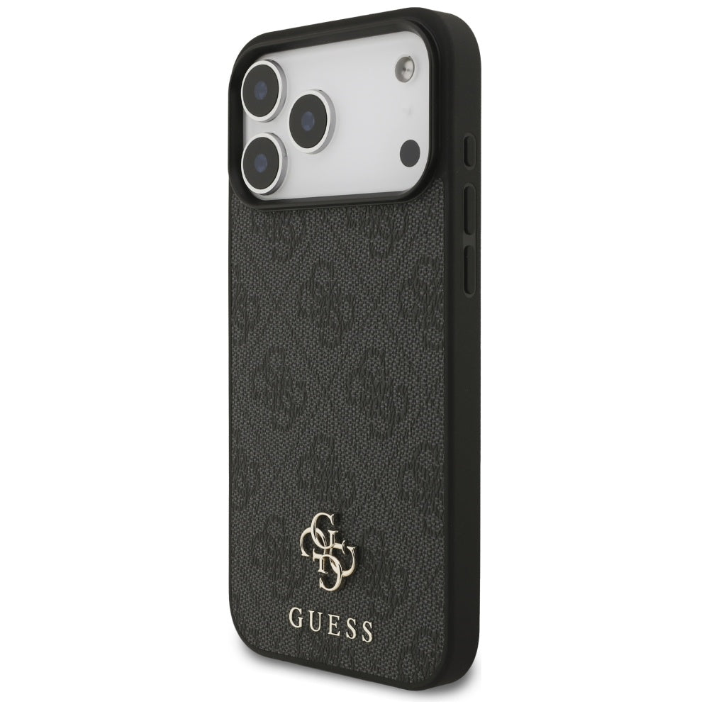 Husă Guess 4G Small and Classic Logo MagSafe pentru iPhone 17 Pro Max – negru (GUHMP17XP4SM4MK) — imagine 4