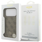 Husă Guess 4G Small and Classic Logo MagSafe pentru iPhone 17 Pro Max – maro — imagine 7