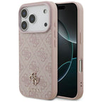 Husă Guess 4G Small and Classic Logo MagSafe pentru iPhone 17 Pro Max – roz — imagine 1