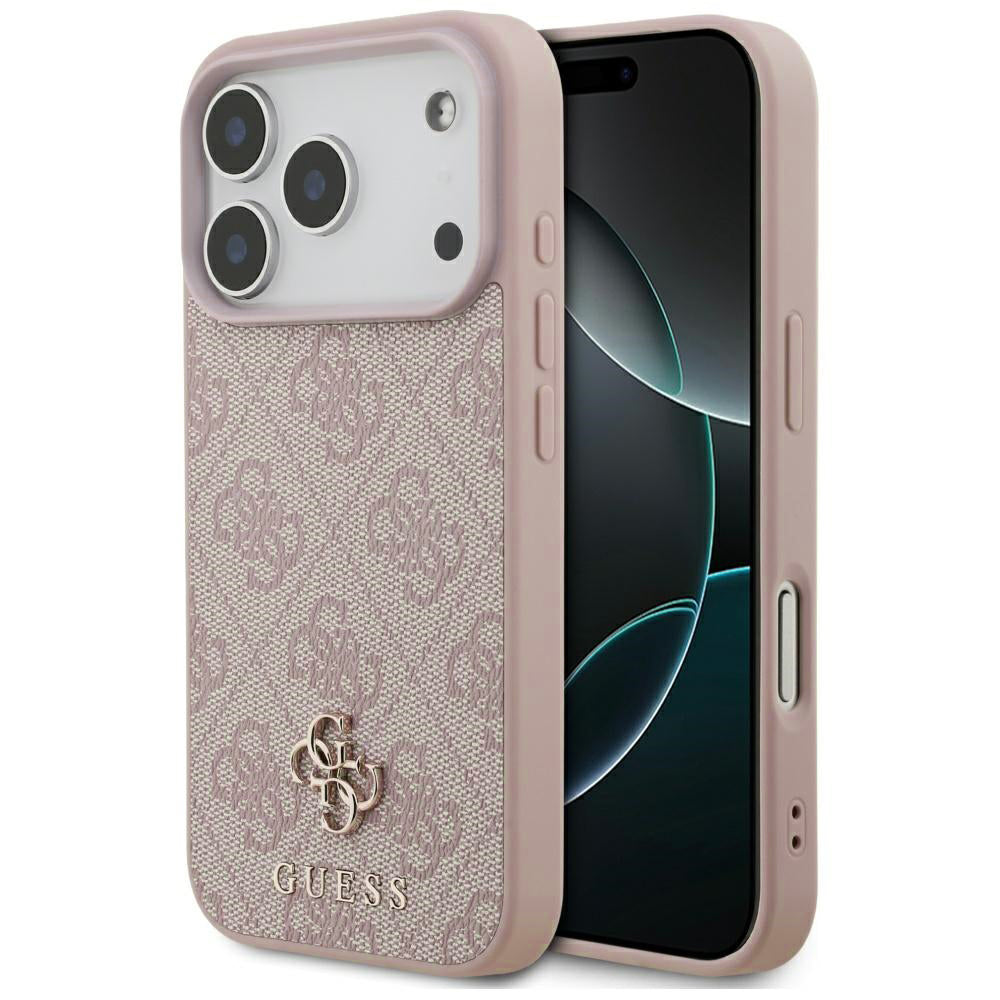 Husă Guess 4G Small and Classic Logo MagSafe pentru iPhone 17 Pro Max – roz — imagine 1