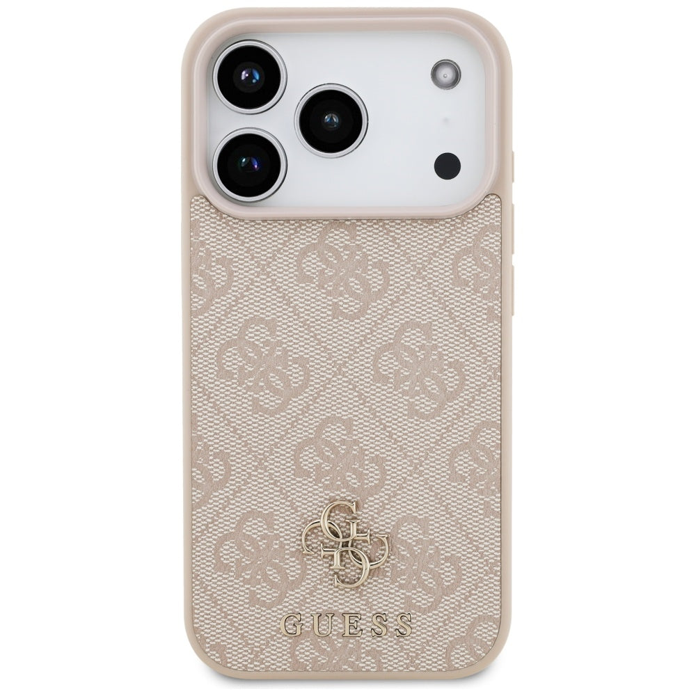 Husă Guess 4G Small and Classic Logo MagSafe pentru iPhone 17 Pro Max – roz — imagine 3