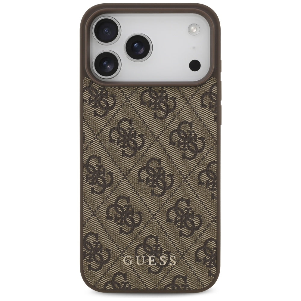 Husă Guess Hardcase 4G Classic pentru iPhone 17 Pro Max – maro — imagine 3