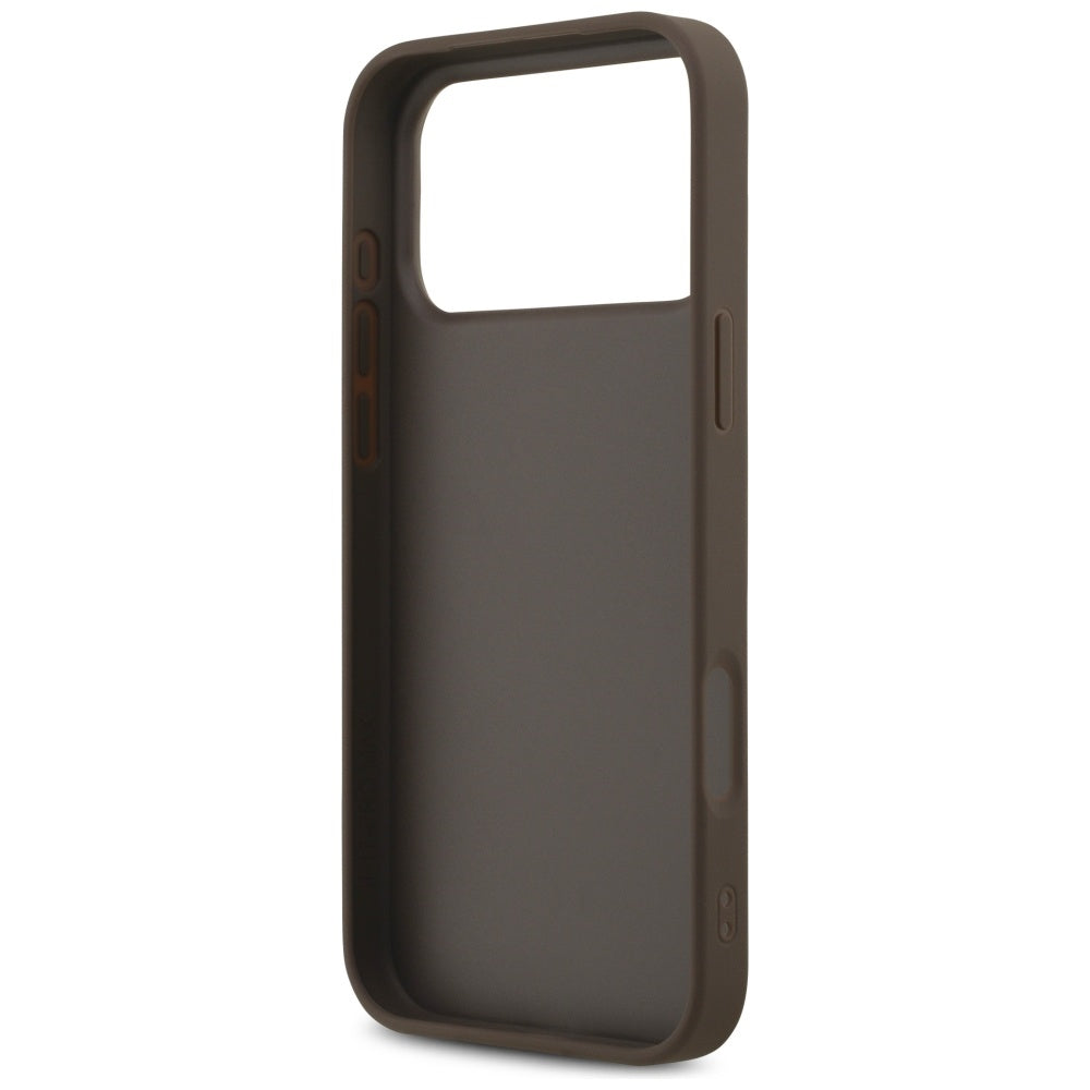 Husă Guess Hardcase 4G Classic pentru iPhone 17 Pro Max – maro — imagine 5