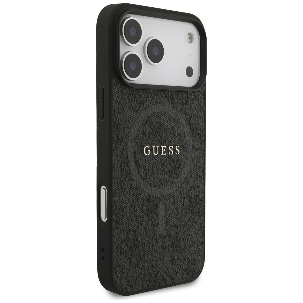 Husă Guess 4G Ring Classic Logo MagSafe pentru iPhone 17 Pro Max – negru — imagine 3