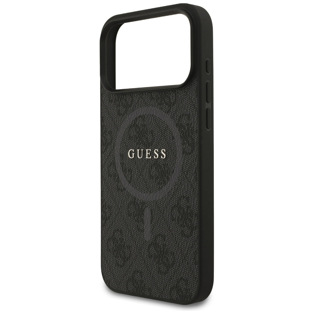 Husă Guess 4G Ring Classic Logo MagSafe pentru iPhone 17 Pro Max – negru — imagine 6