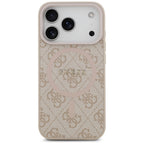 Husă Guess 4G Ring Classic Logo MagSafe pentru iPhone 17 Pro Max – roz — imagine 2