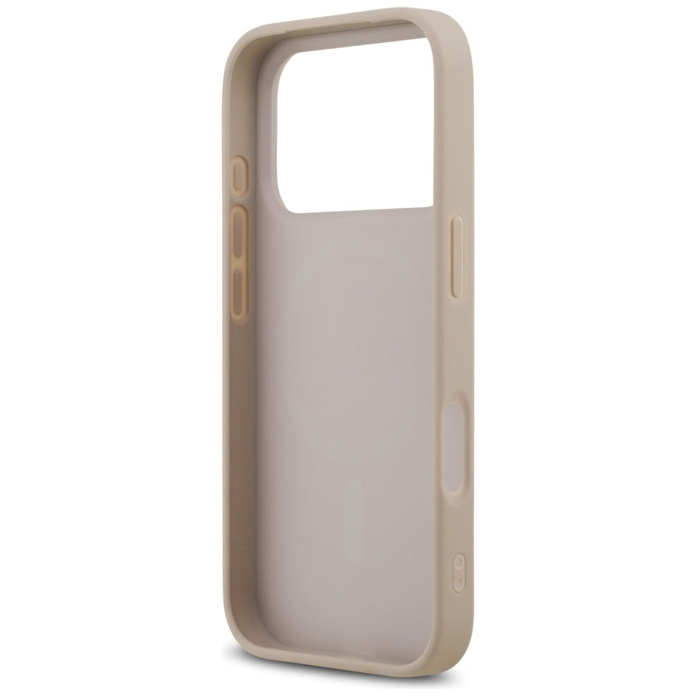Husă Guess 4G Ring Classic Logo MagSafe pentru iPhone 17 Pro Max – roz — imagine 5