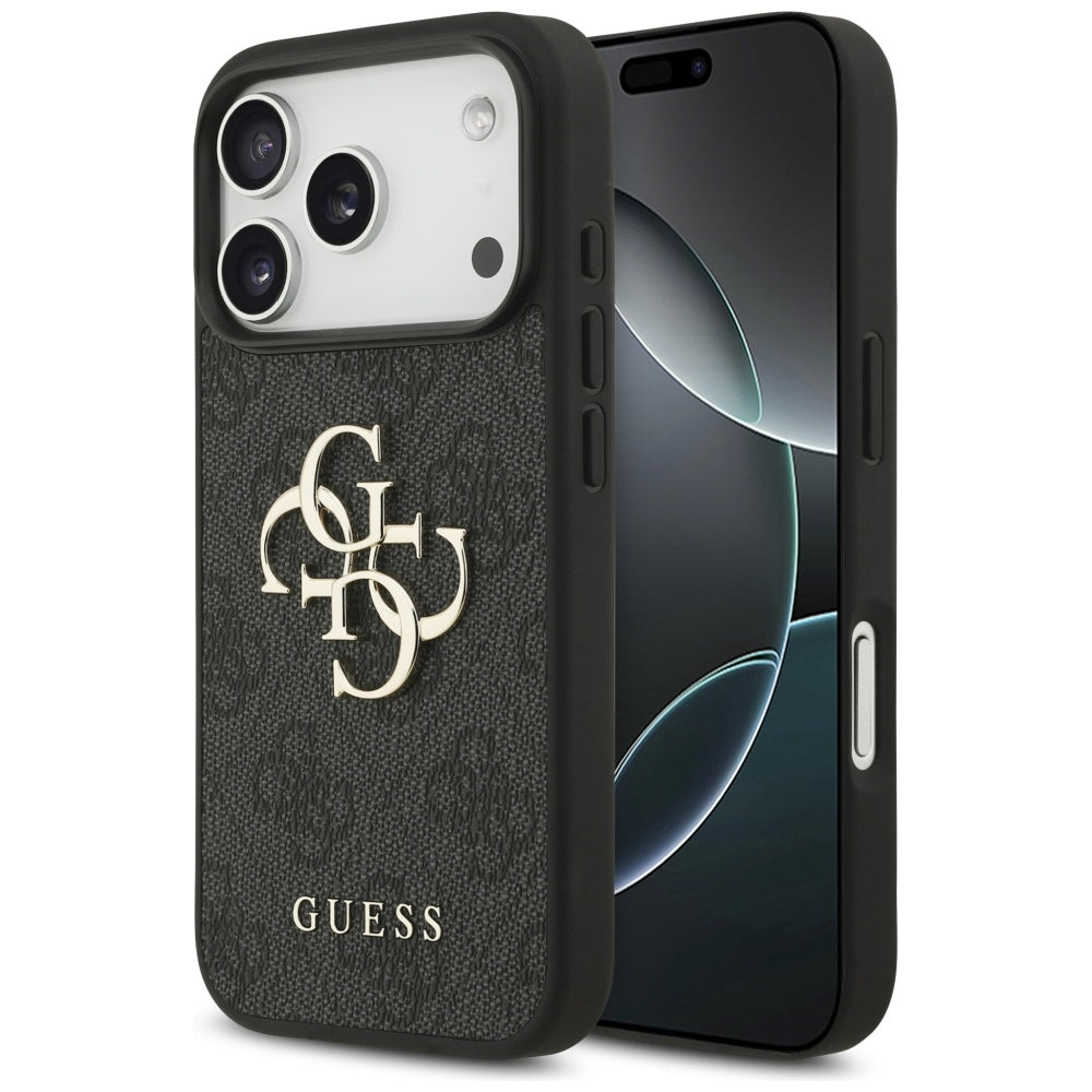 Husă Guess Hardcase 4G Big Logo pentru iPhone 17 Pro Max – negru (GUHCP17X4GMGGR) — imagine 1