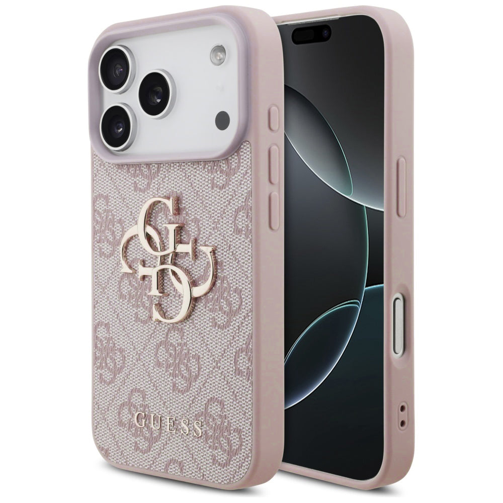 Husă Guess Hardcase 4G Big Logo pentru iPhone 17 Pro Max – roz (GUHCP17X4GMGPI) — imagine 1